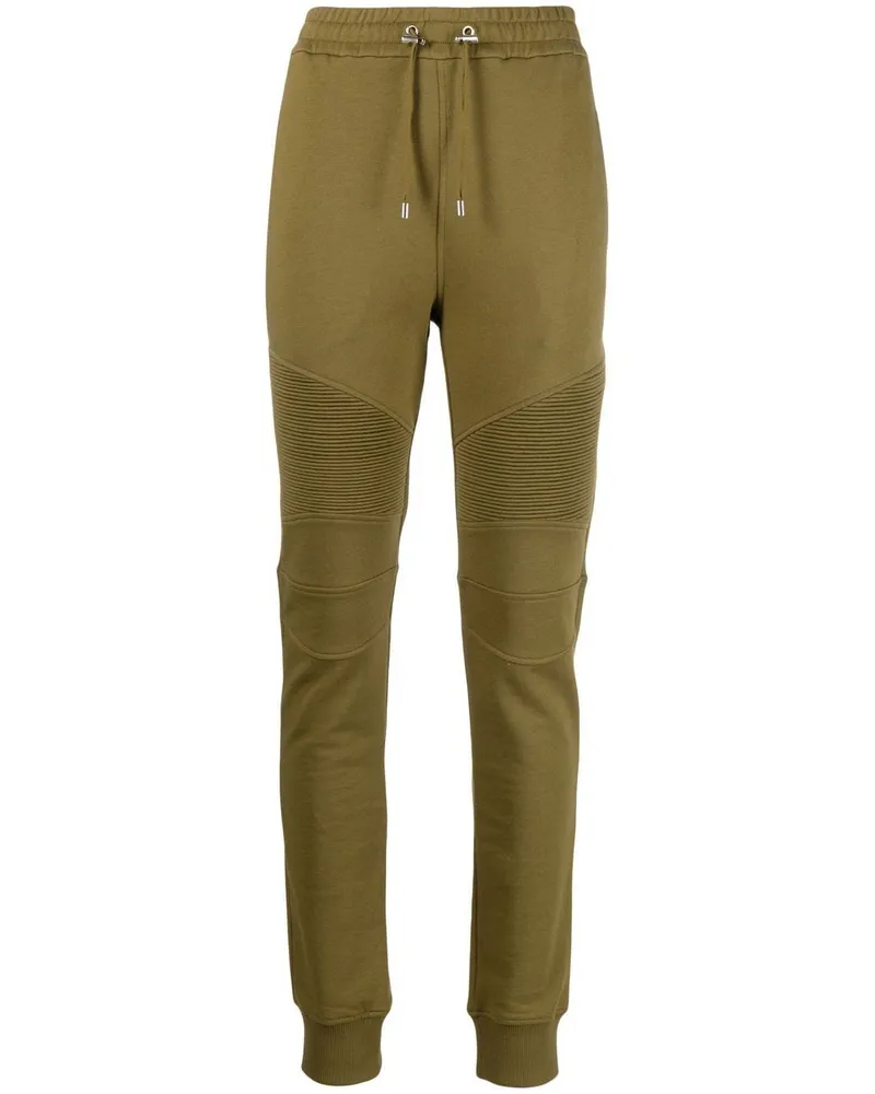 Balmain Schmale Jogginghose - Grün Grün