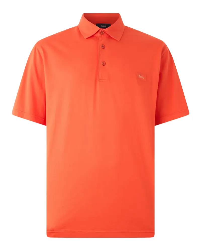 Herno short-sleeve polo shirt - Orange Orange