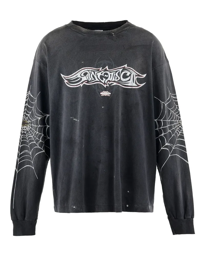 SAINT MXXXXXX Pullover aus Baumwolle - Schwarz Schwarz