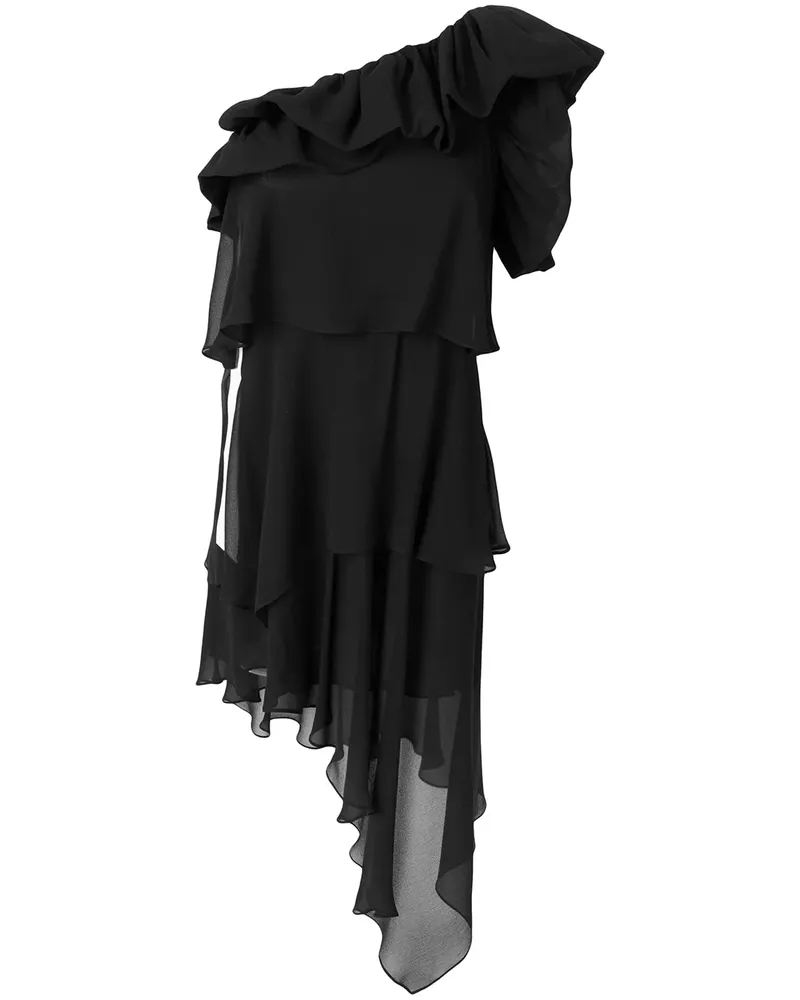 Givenchy Einschultriges Kleid - Schwarz Schwarz