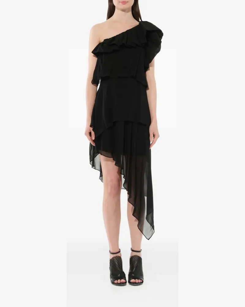 Givenchy Einschultriges Kleid - Schwarz Schwarz