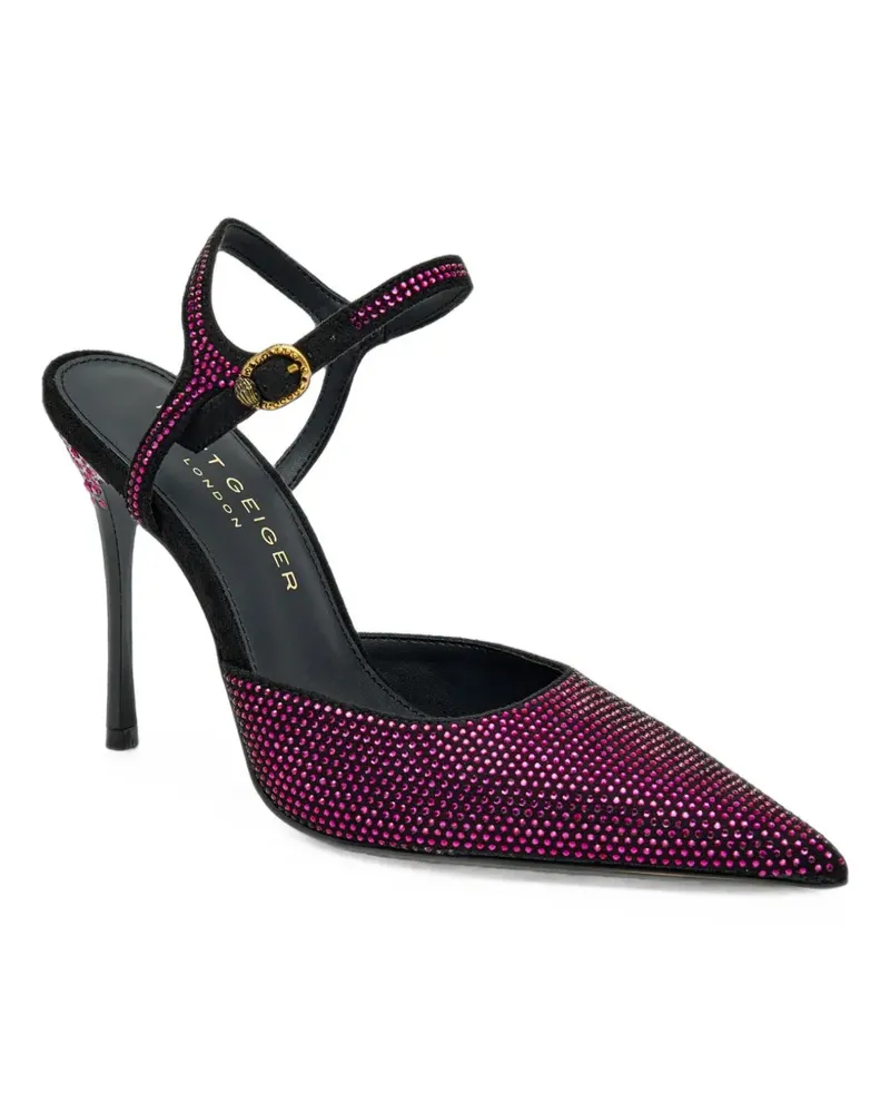 Kurt Geiger Spitze Pumps mit Kristallen - Rosa Rosa