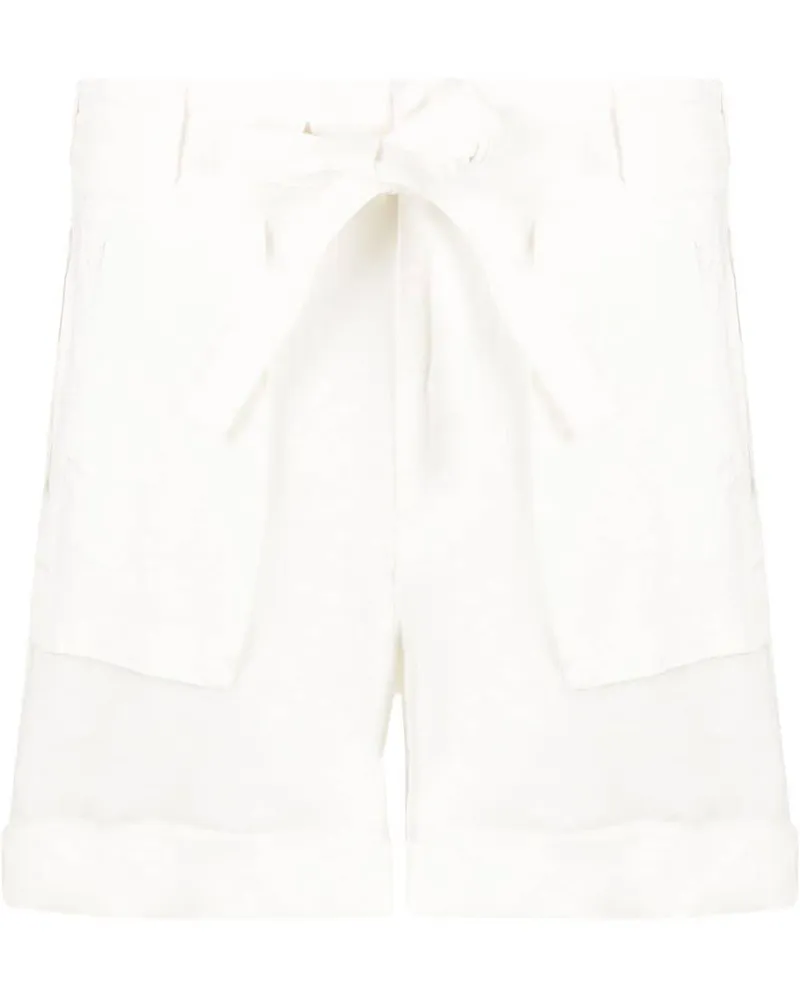 Ralph Lauren Shorts mit Gürtel - Weiß Weiß
