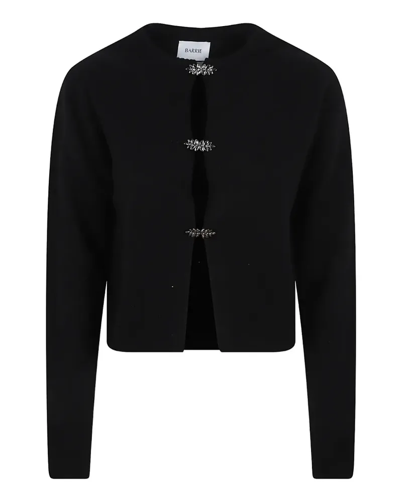 Barrie Cropped-Cardigan mit Kristallen - Schwarz Schwarz