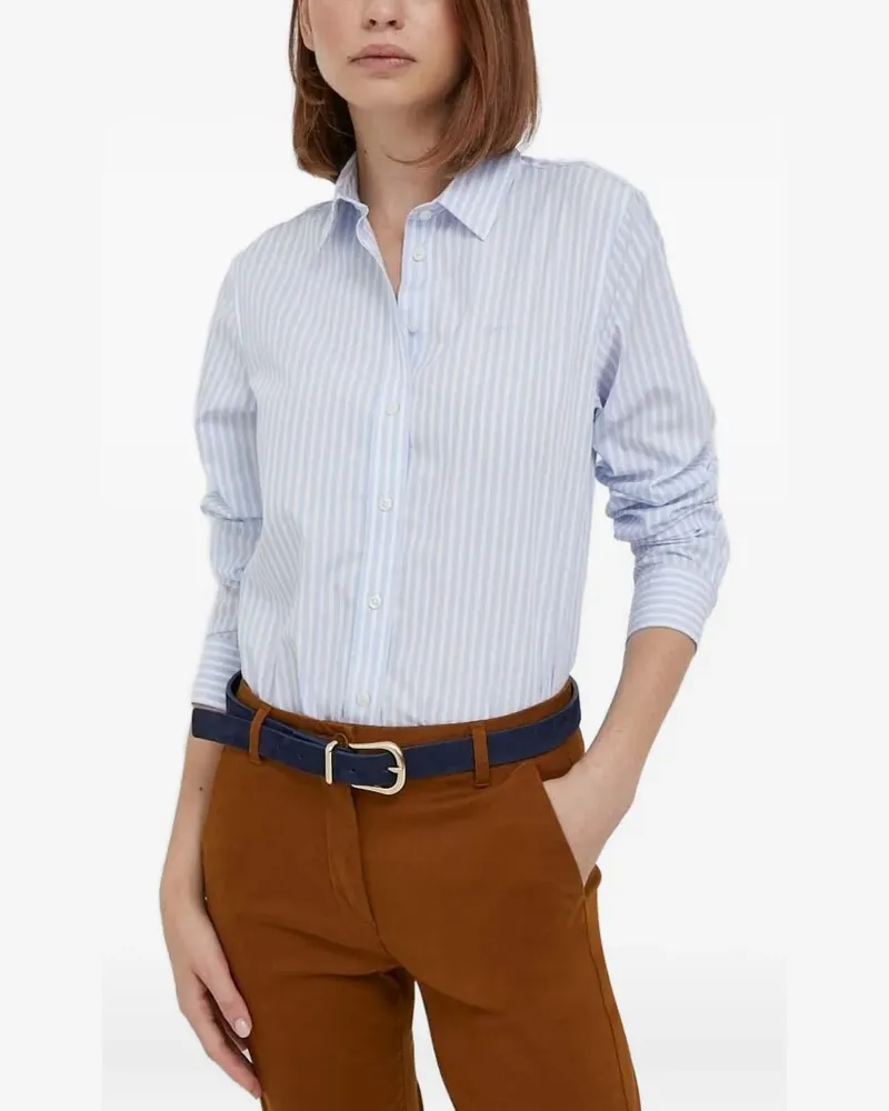 Gant Gestreiftes Hemd - Blau Blau