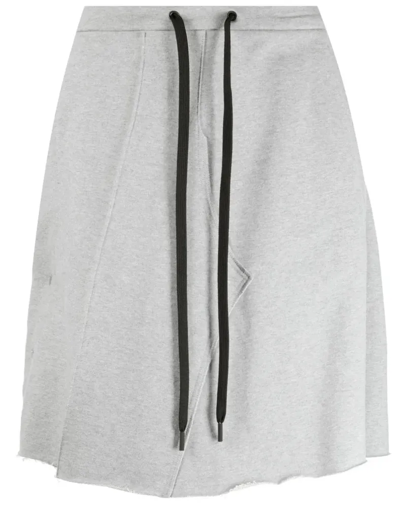 JORDANLUCA Joggingshorts mit Logo-Patch - Grau Grau