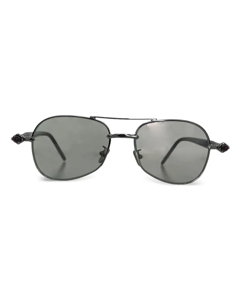 KUBORAUM Getönte P75 Pilotenbrille - Grau Grau