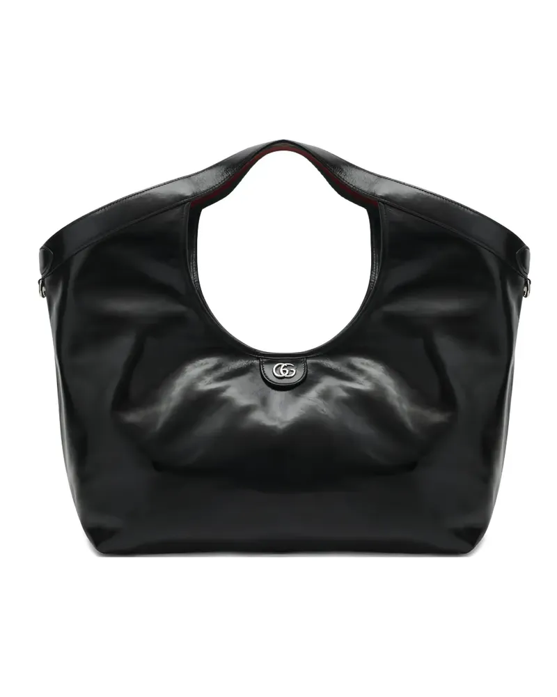 Gucci Großer Giglio Tote Bag mit Logo-Detail - Schwarz Schwarz