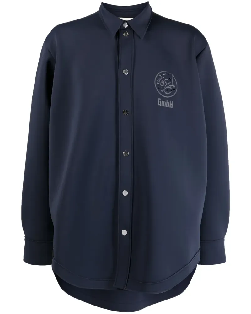 GmbH Hemd aus recyceltem Nylon - Blau Blau