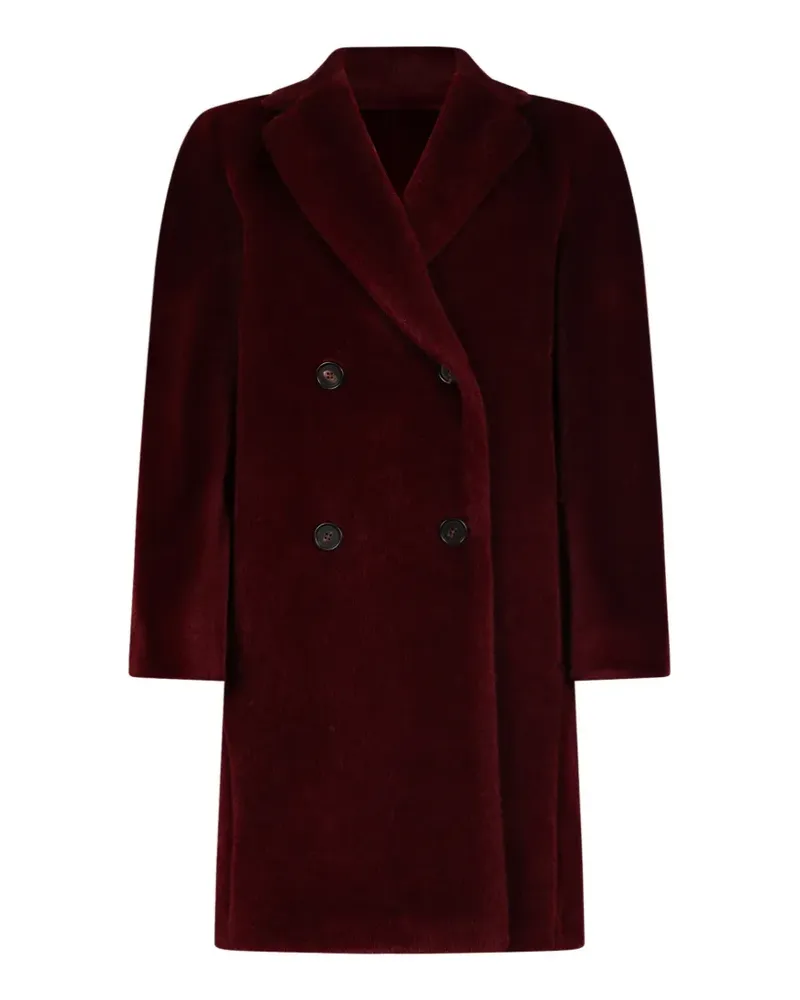 Max Mara Doppelreihiger SMMROSETO Mantel - Rot Rot