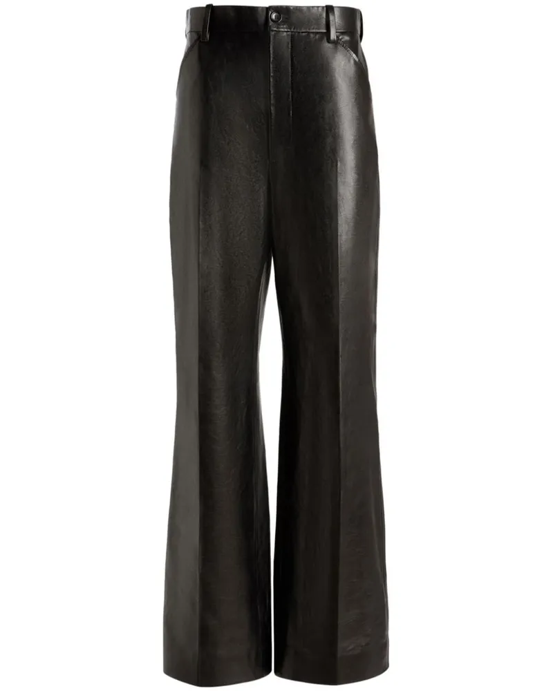 Bally Hose aus Leder - Schwarz Schwarz