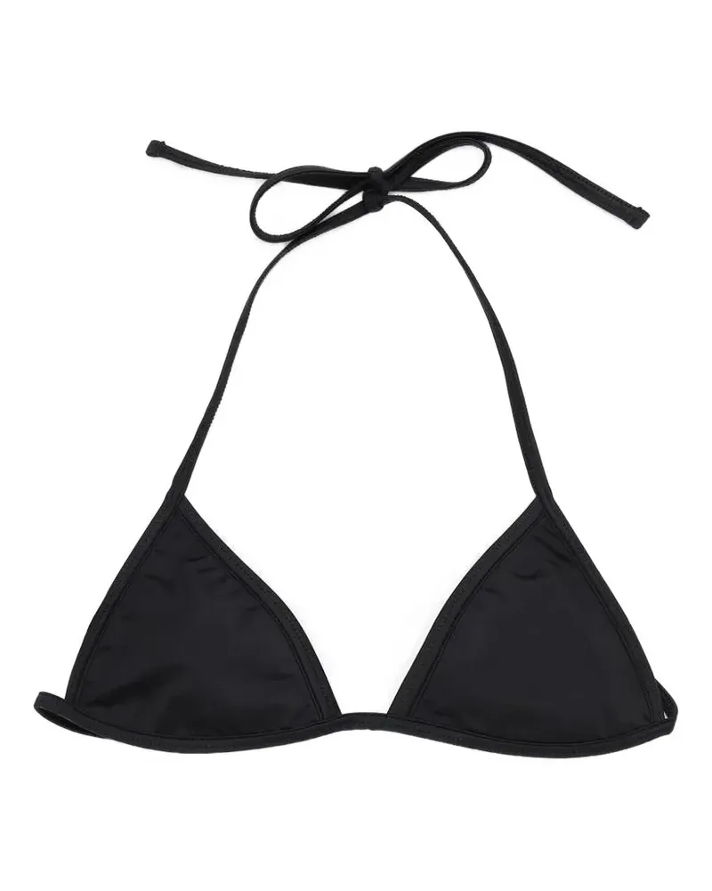 Paloma Wool Adina halterneck triangle bikini top - Schwarz Schwarz