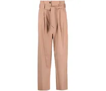 Hose aus Flannel - Nude