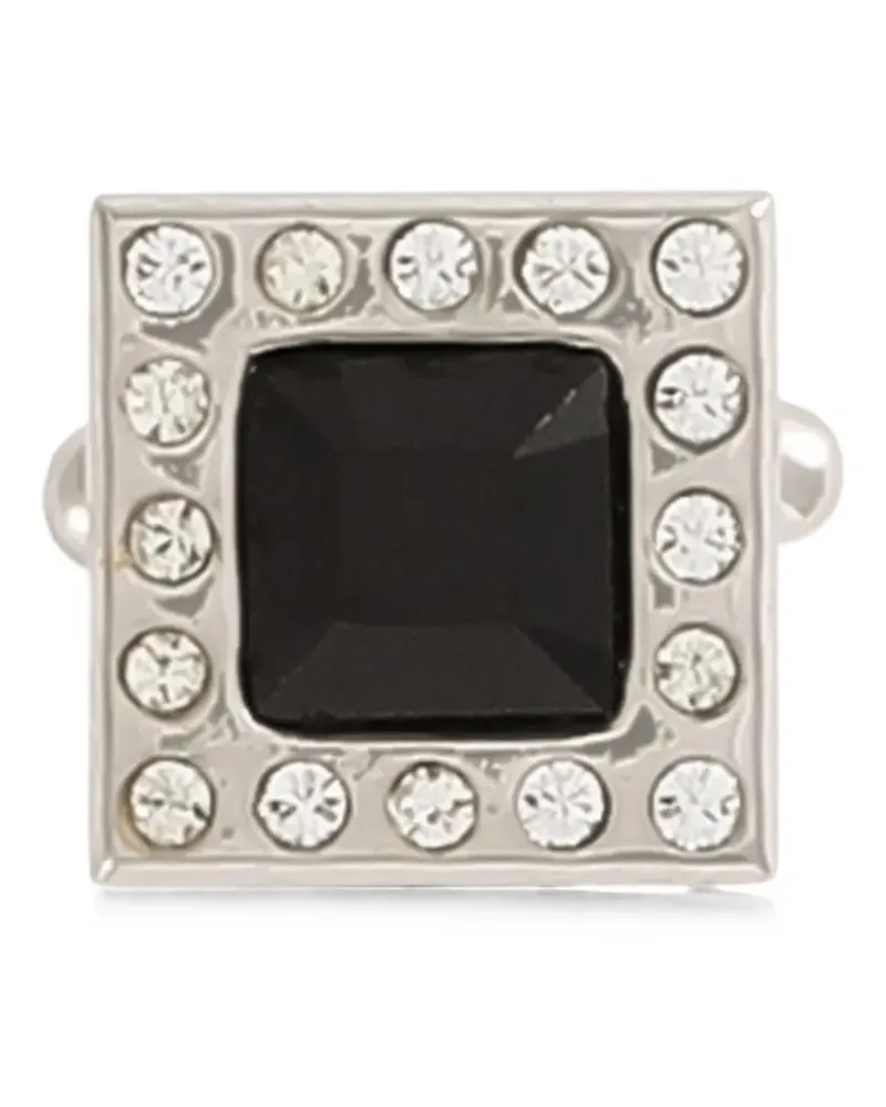 Dolce & Gabbana rhinestone cufflinks - Silber Silber