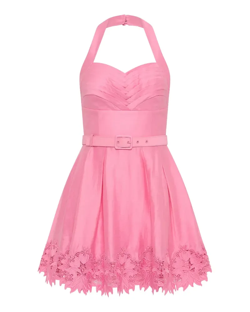 Rebecca Vallance Petalite halter mini dress - Rosa Rosa