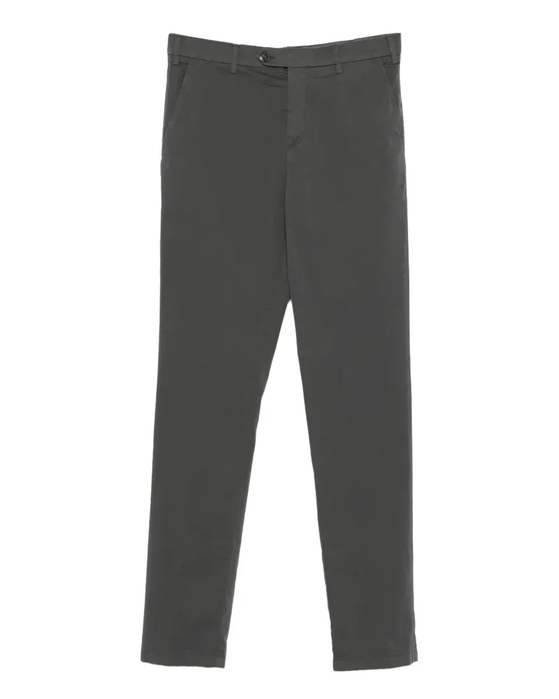 Canali Hose mit geradem Bein - Grau Grau