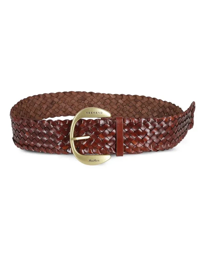 Max Mara Geflochtener Gürtel - Braun Braun