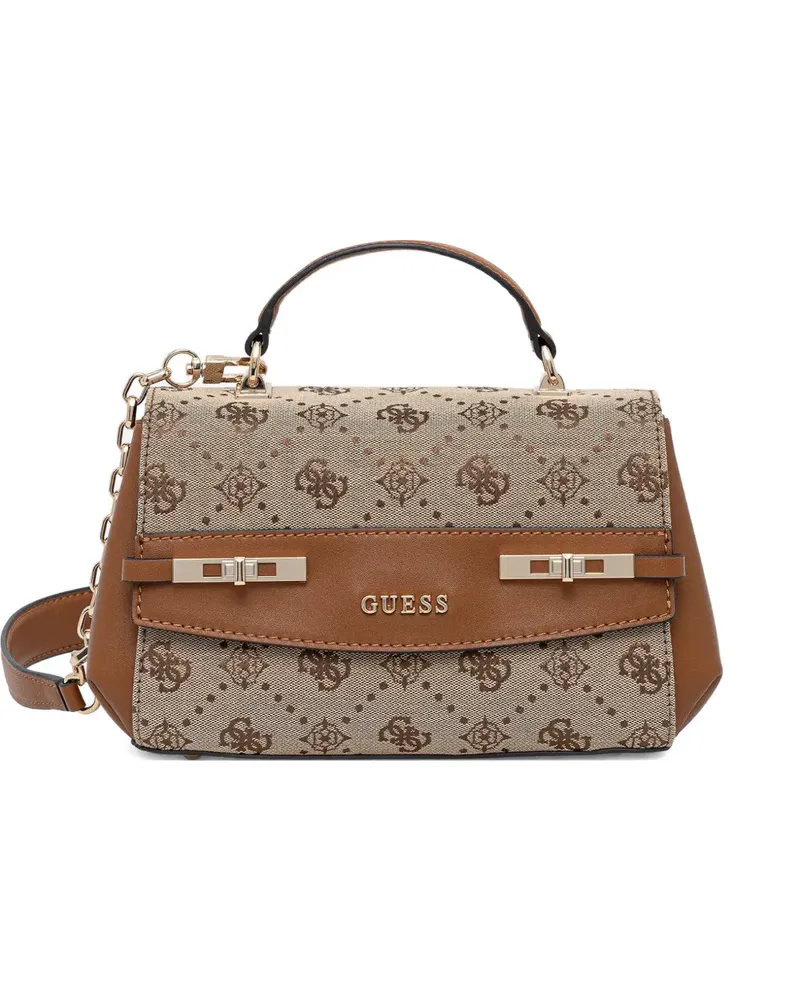 Guess Melinda Tote Bag mit Kettenmuster - Nude Nude