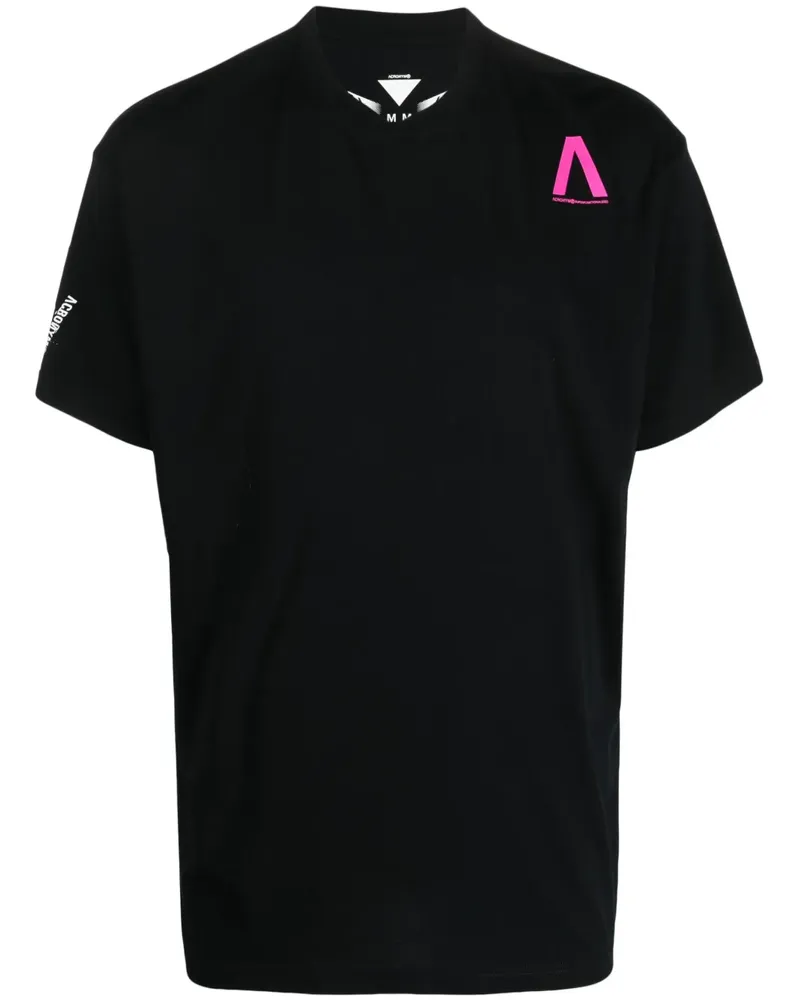 ACRONYM T-Shirt mit grafischem Print - Schwarz Schwarz