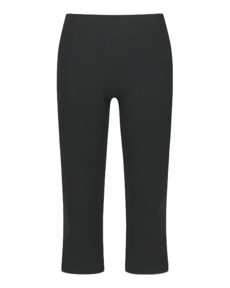AMOMENTO knit capri trousers - Schwarz Schwarz