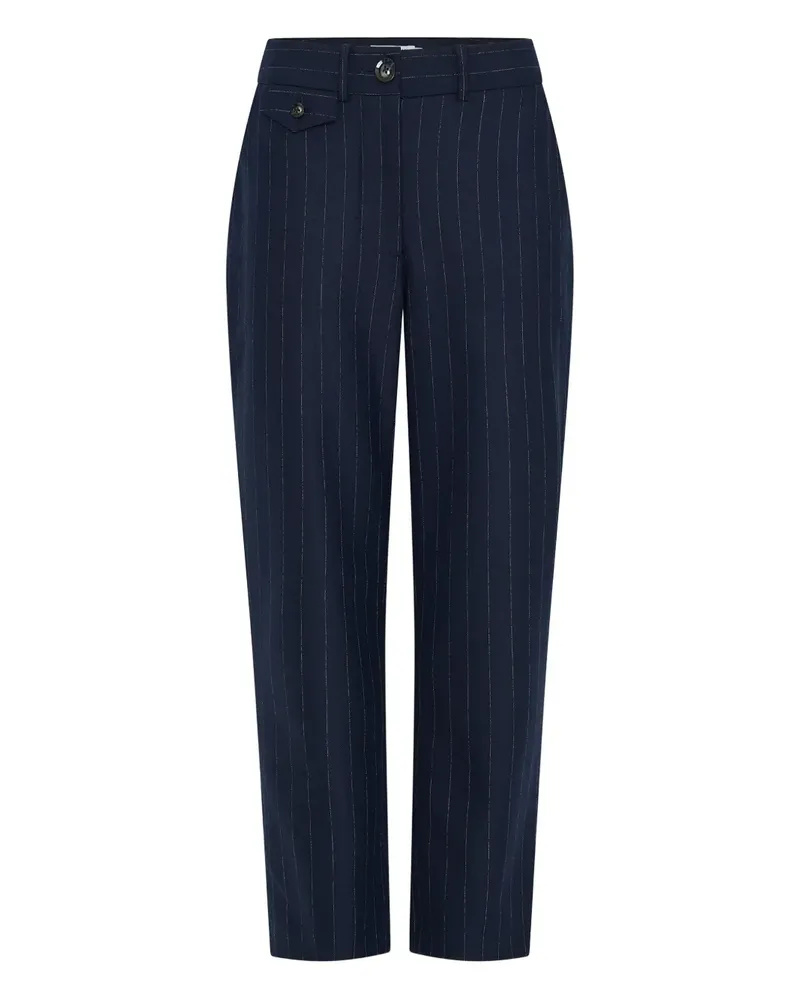 Anna Quan Klassische Hose mit Nadelstreifen - Blau Blau