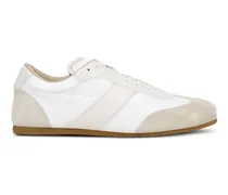 Weiche Laufschuhe aus Wildleder - Weiß