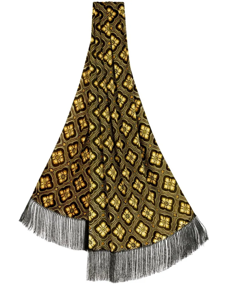 Etro Schal mit geometrischem Print - Schwarz Schwarz
