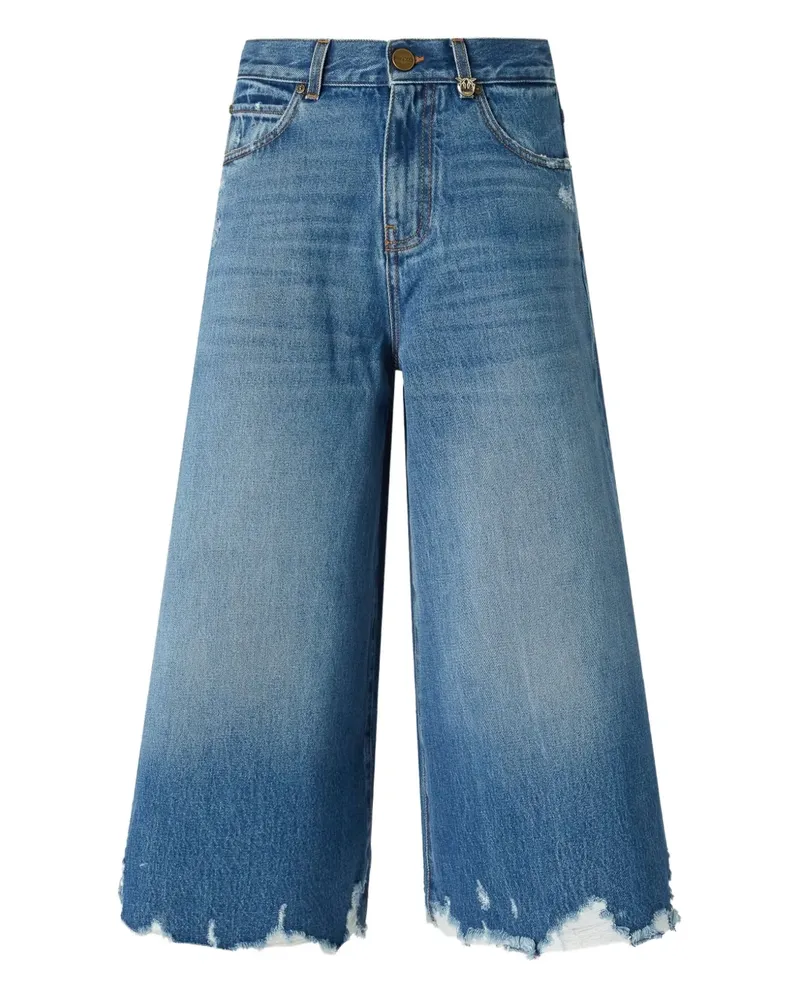 Pinko Ausgefranste Jeans - Blau Blau