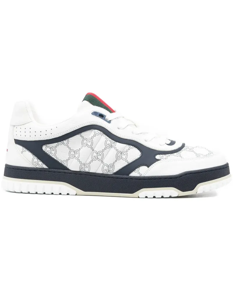 Gucci logo-pattern sneakers - Weiß Weiß