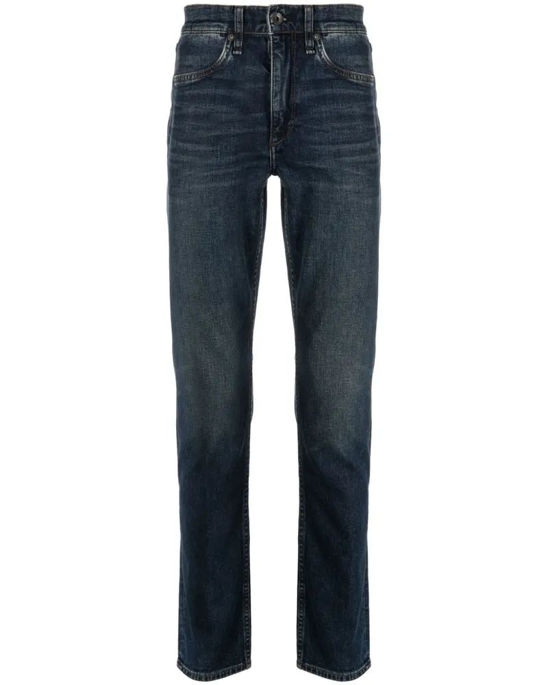 Rag & Bone Cole Straight-Leg-Jeans Blau