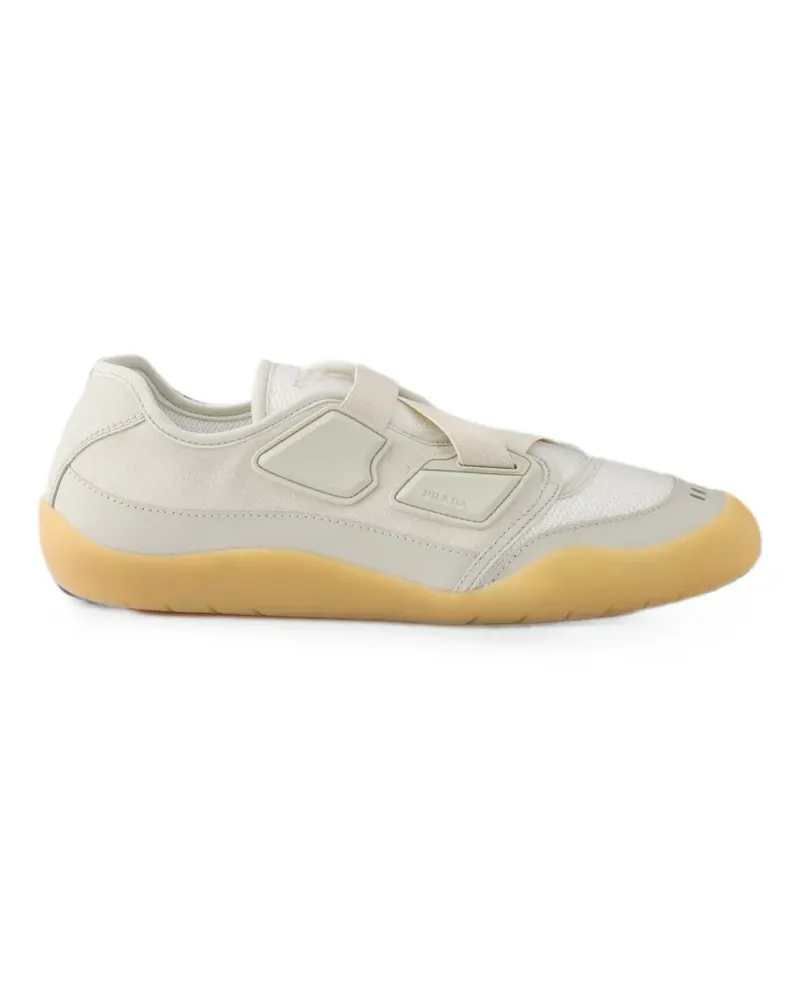Prada Speedrock Sneakers aus Leder und Mesh - Nude Nude