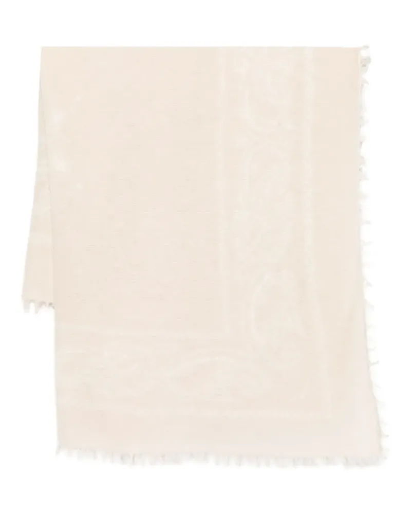 Liska Lara Schal mit Paisleymuster - Nude Nude