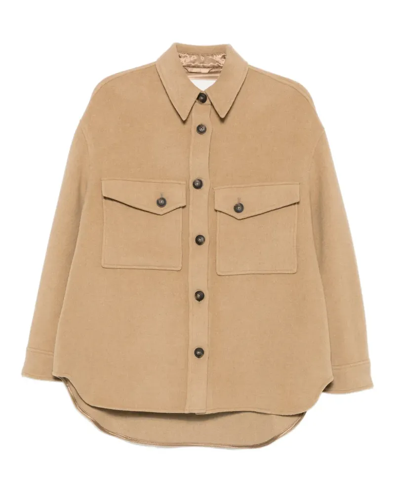 Closed Hemdjacke mit Knopfleiste - Nude Nude
