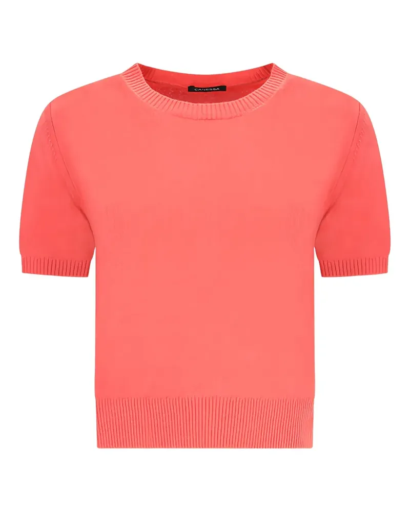 Canessa Tanktop mit Rundhalsausschnitt - Rot Rot