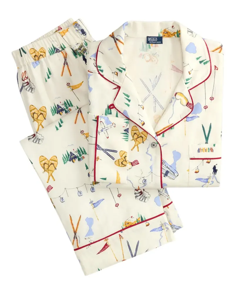 Ralph Lauren Klassischer Pyjama - TRAVELER SKI PRINT Traveler