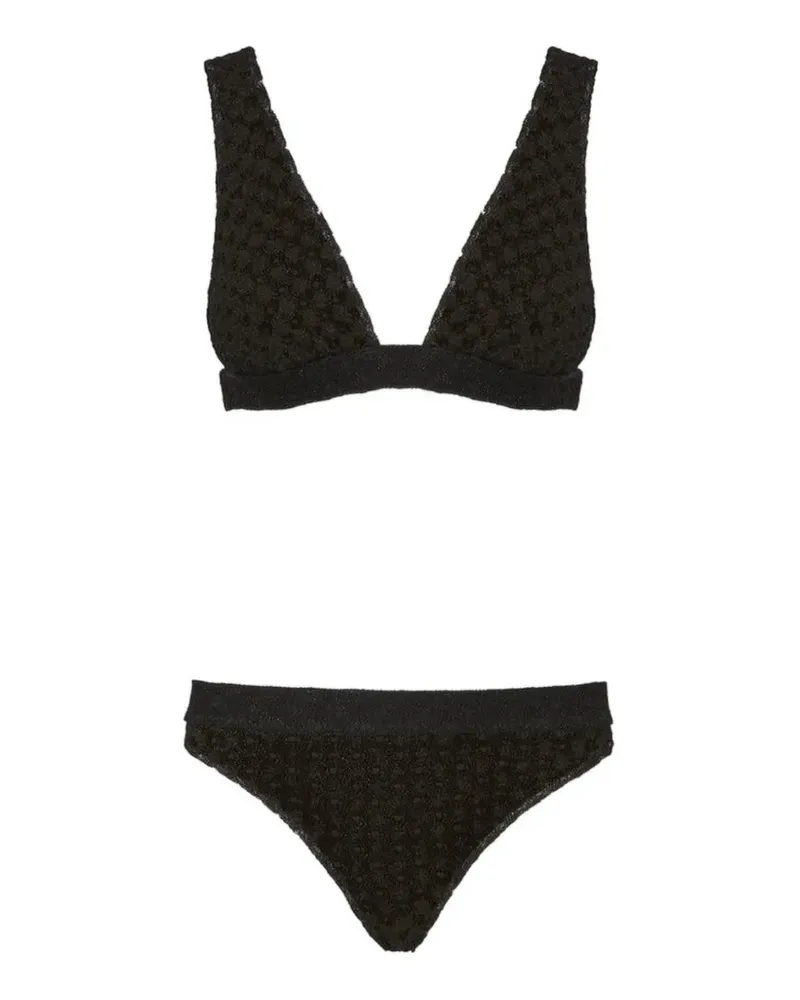 Missoni Bikini aus Spitze - Schwarz Schwarz