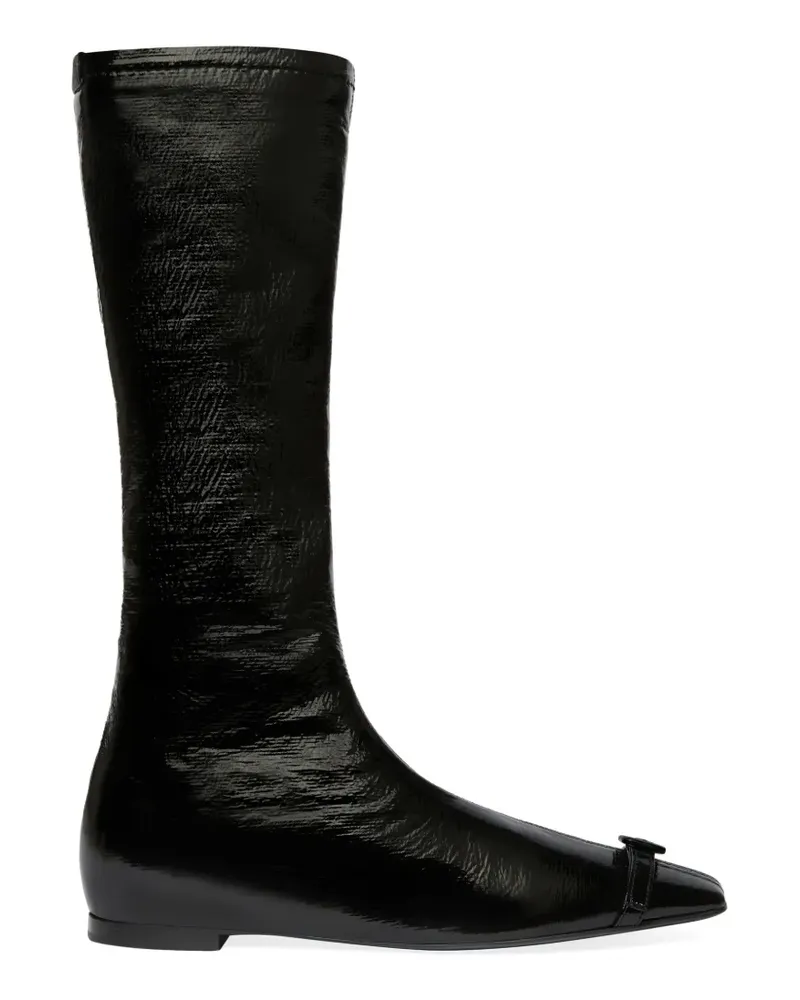 Courrèges Stiefel mit Schnalle - Schwarz Schwarz