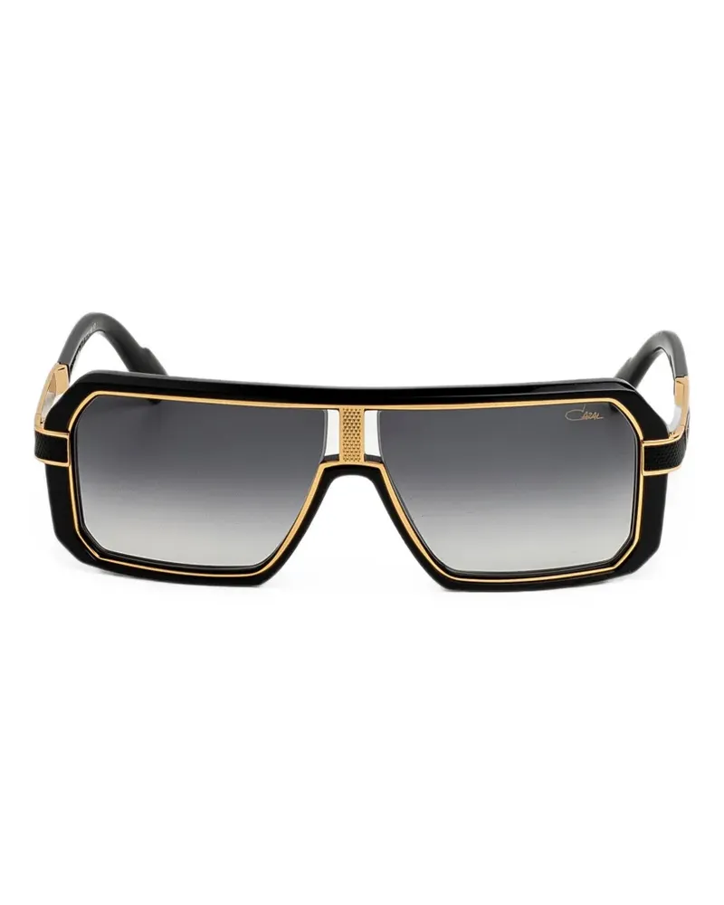 CAZAL 8053 Sonnenbrille mit geometrischem Gestell - Schwarz Schwarz