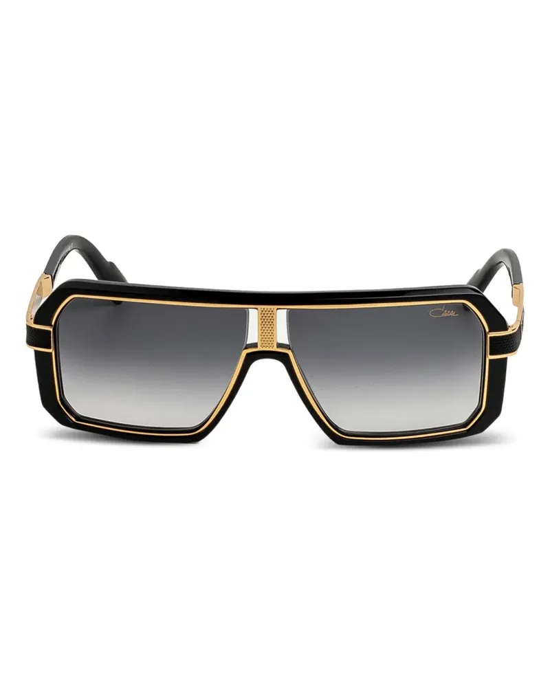 CAZAL 8053 Sonnenbrille mit geometrischem Gestell - Schwarz Schwarz