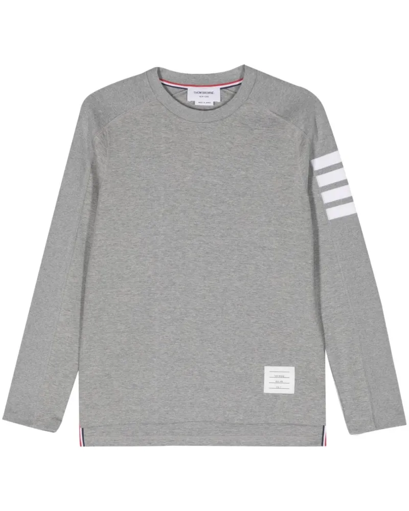 Thom Browne Sweatshirt mit Streifen Grau