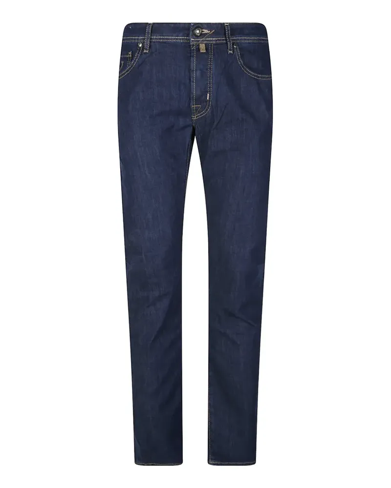 Jacob Cohën Blaue Jeans Blau