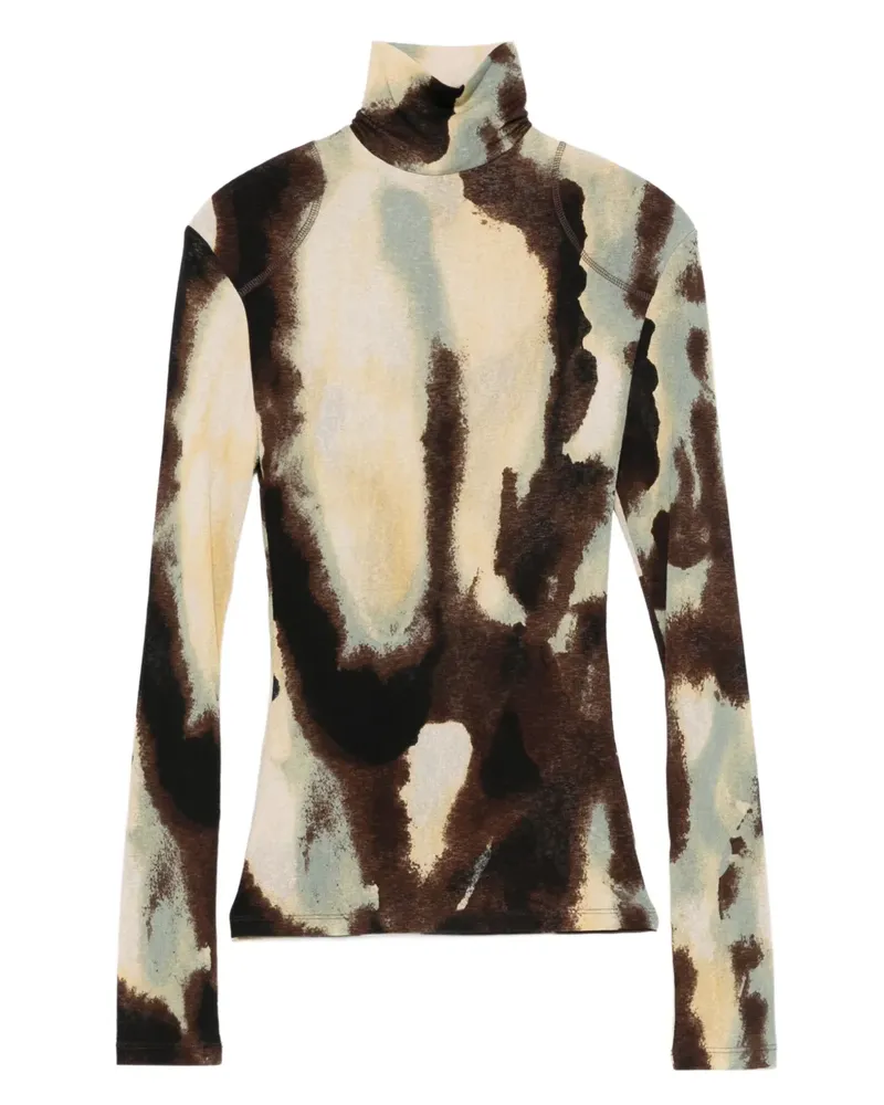 Nanushka Nayeli patterned top - Grün Grün