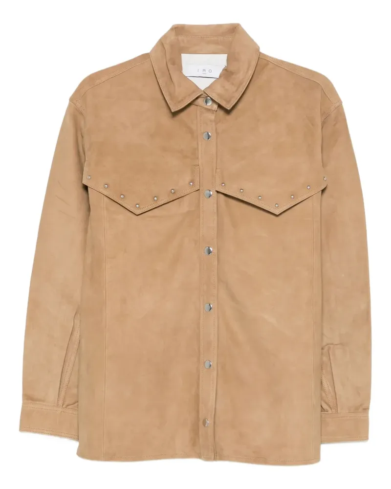IRO Jacke aus Wildleder - Nude Nude
