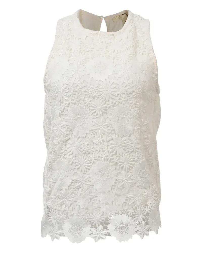 Maje Lidony floral-lace blouse - Weiß Weiß