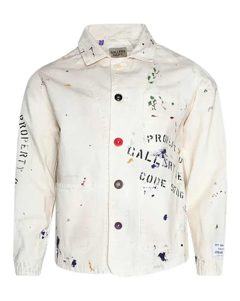 GALLERY DEPT. Hemdjacke mit Farbklecks-Print - Nude Nude