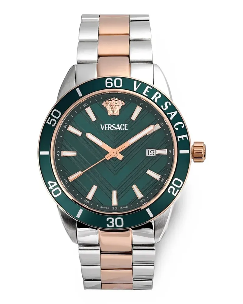 Versace Greca logo 43mm watch - Grün Grün