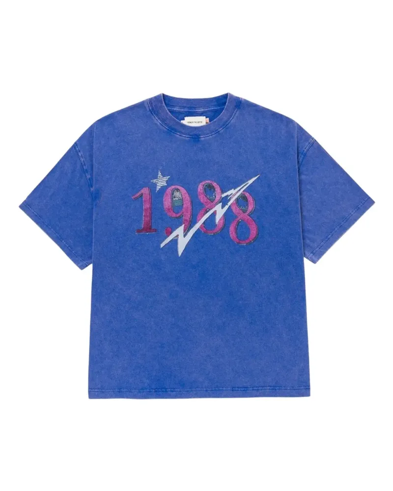 Honor The Gift 1988 T-Shirt mit grafischem Print - Blau Blau