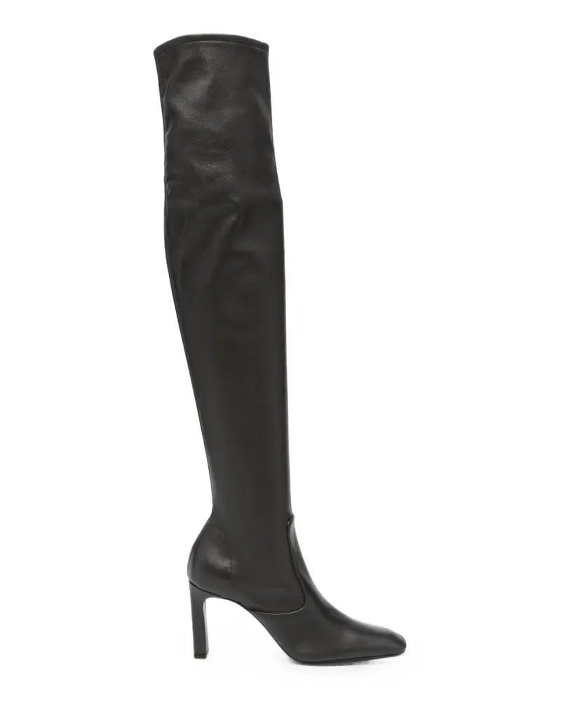 Totême over-the-knee leather boots - Braun Braun