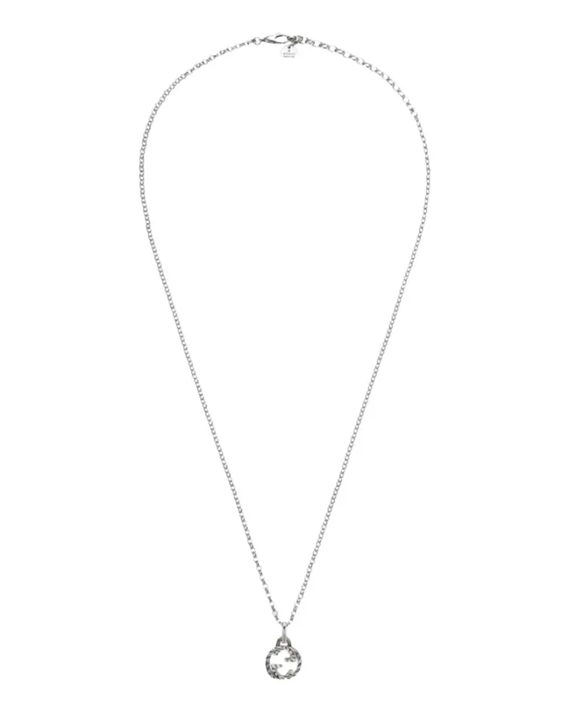 Gucci Interlocking G pendant necklace - Silber Silber