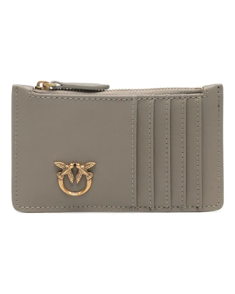 Pinko Kartenetui mit Love Birds-Schild - Nude Nude